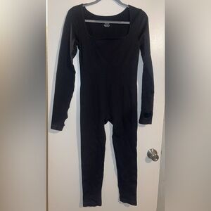 Black Long Sleeve Jumpsuit